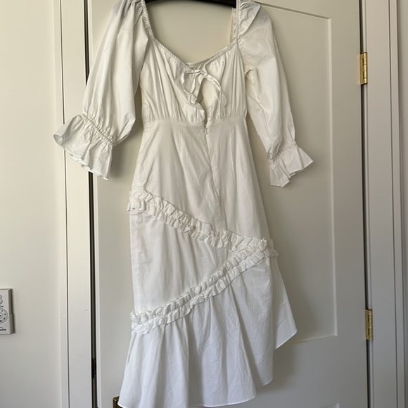 Avalyn Mini Dress in White - Picture 4 of 7